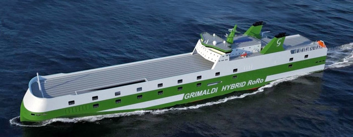 Grimaldi's Green 5th Generation ro-ro vessel (photo: Knud E. Hansen)